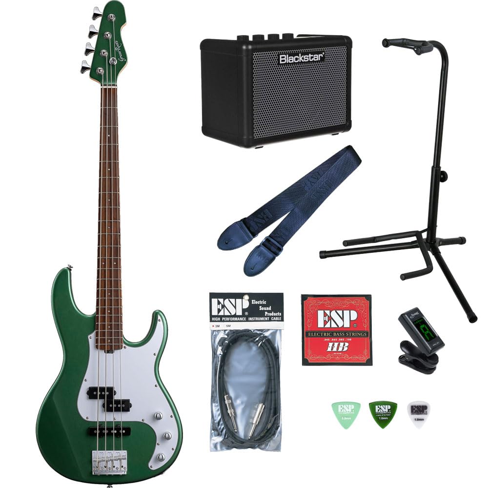 GrassRoots エレキベース グリーン Amazon | GrassRoots G-AP-PJ Metallic Green グラスルーツ 《すぐに
